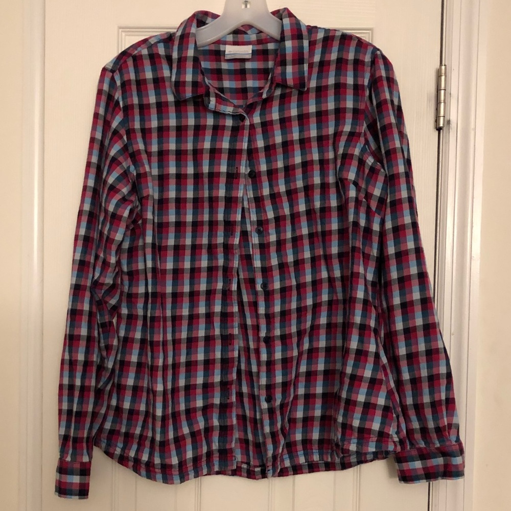 Women’s Columbia Long Sleeve Flannel Size XL